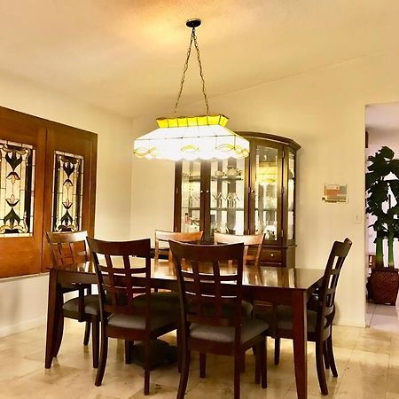 Pool House In Tropical Miami Vila Exterior foto